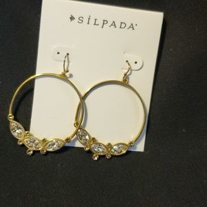 ☆Brass & Swarovski Crystal Earrings